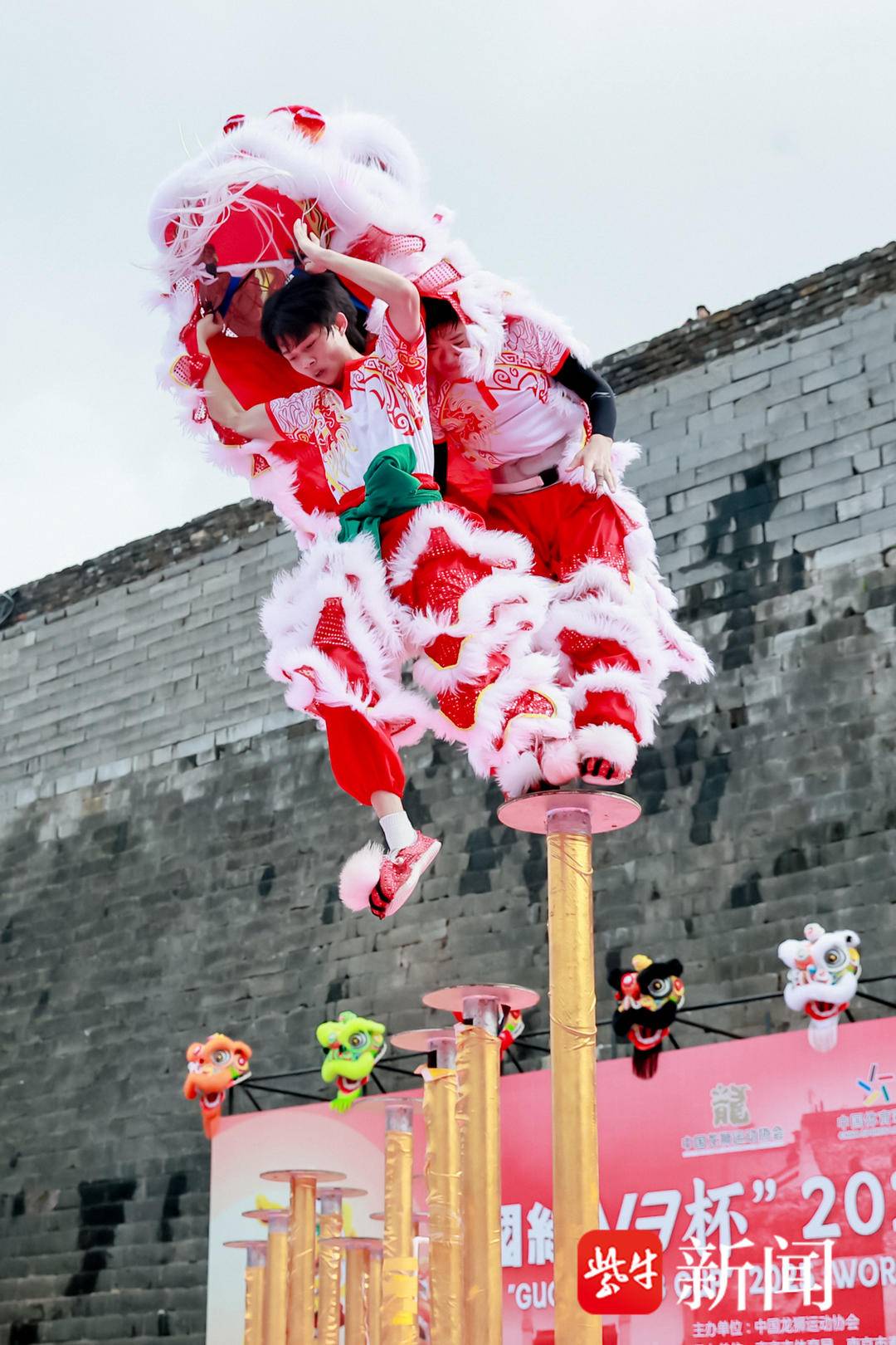 但现场观看, 参与龙狮运, 年世界华人